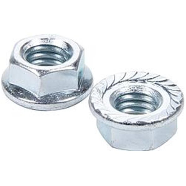 Allstar 0.37 in.-16 Serrated Flange Nuts, 10PK ALL16042-10